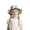 1-Mint Green832, variant on Oiyii Infant Girl’S Protective Bucket Hats Dinosaur‑Printed Sun Hats, Yellow