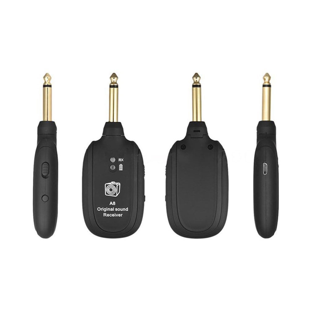 RIWPKFH Guitar Wireless Transmission System Electric Guitar Wireless Pickup Wireless Transceiver A8 Guitar Wireless Receiver