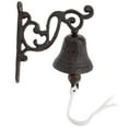 thumbnail image 2 of MasteelfCA Wall Hanging Bell Iron Doorbell Welcome Sign Retro Style Manually Shaking Doorbell, 2 of 7