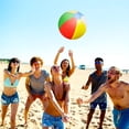 thumbnail image 4 of Pelotas de playa Honoson inflables de 20 pulgadas, 30 piezas, arcoíris, 4 of 7