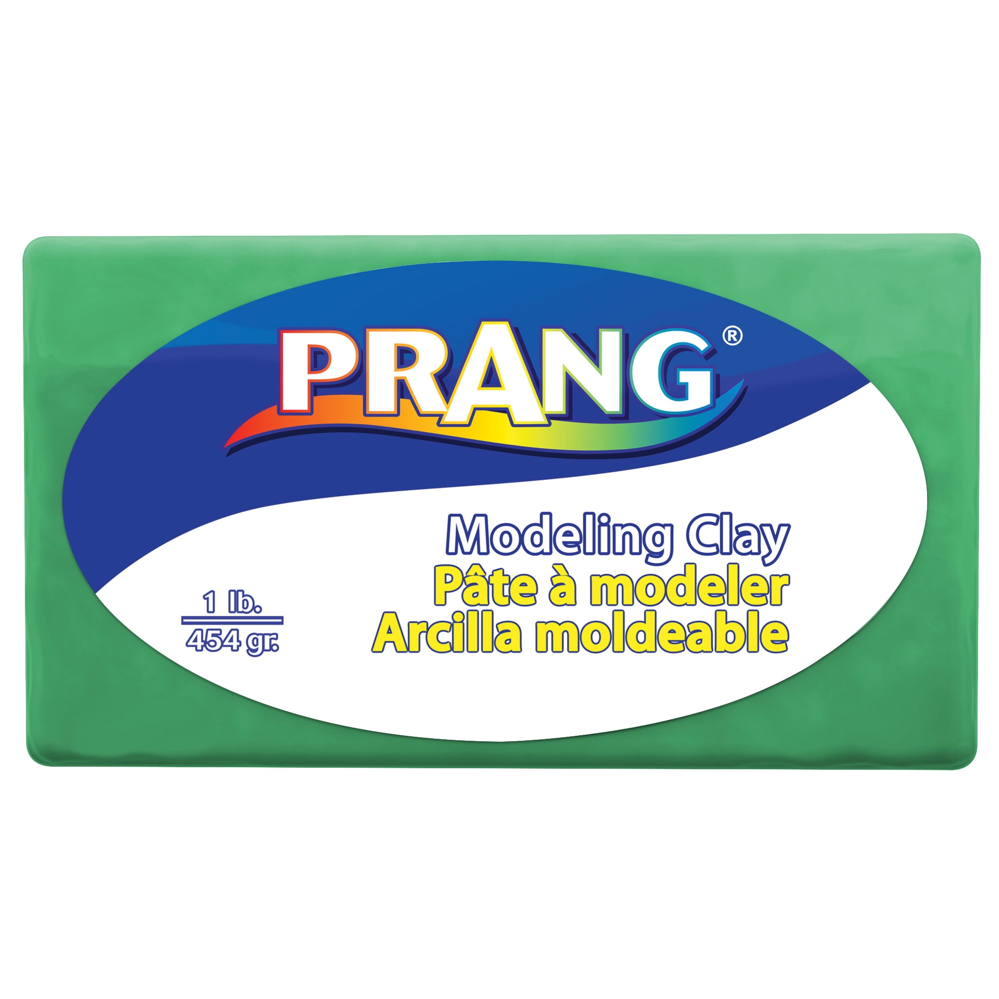Prang Modeling Clay, 1 lb. Per Pack, Green, Pack of 12