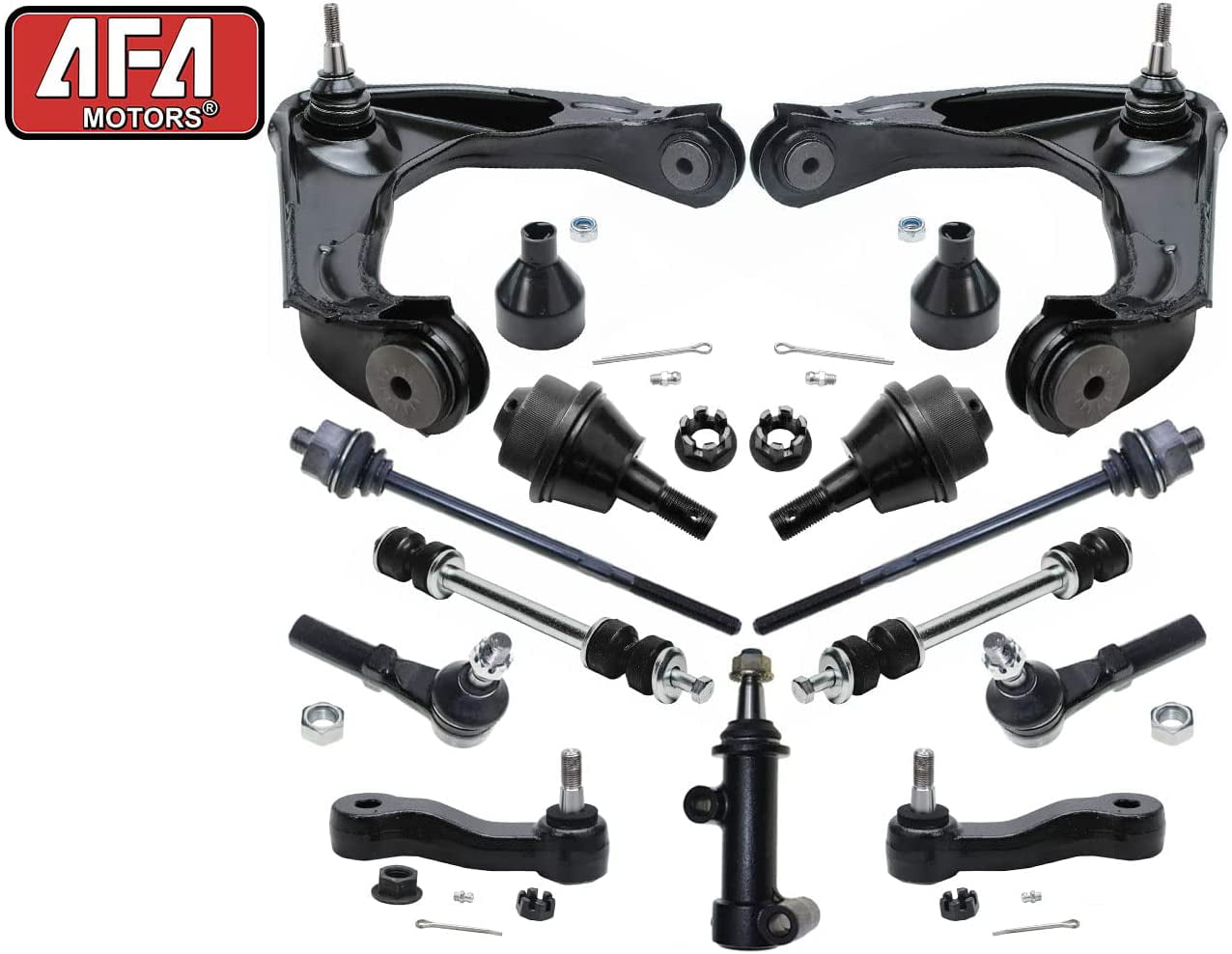 New Front Upper Control Arm Sway Bar Link Kit For Chevy Silverado 1500hd 2500hd