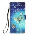 thumbnail image 2 of Allytech Wallet Case for Samsung Galaxy Note 20, 3D Pattern Design PU Leather Folding Stand Protection Cards Holder Anti-scratch TPU Bumper Flip Cover for Galaxy Note 20, Butterfly, 2 of 10