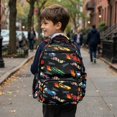 thumbnail image 2 of Uorisanigo Fire Sports Car Teens Backpack for Boys 8-15, Lightweight Elementary School Bookbag, Durable Rucksack with Adjustable Shoulder for Travel and Hiking, 2 of 7