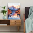 thumbnail image 5 of Qisvanset 12x16 Inch 2D Flat Framed Canvas Art, Black Horse Rustic Western Farmhouse Nature Landscape Wall Art, 5 of 5