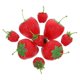 thumbnail image 2 of Artificial Strawberries For Decor Lifelike Strawberries Realistic Design For Home And Office Use 10Pcs, 2 of 5