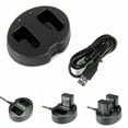 thumbnail image 4 of Compact Dual USB Charger Two Batteries Charging Smart LED Indicator for Sony Cameras Travel Business, 4 of 7