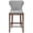 Gray, variant on NPD Furniture Dorsey 26" Fabric Counter Stool in Beige/Cardiff Cream