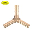 thumbnail image 1 of Conector de latón en forma de Y de 10 mm o 3/8" ID, 3 vías, 5 piezas, 6 mm 2, 1 of 5