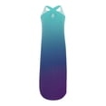 thumbnail image 4 of SMihono Robe Maxi Bohème d'Été pour Femmes Grande Taille Robe Longue Sans Manches Imprimée Col Croisé devant Robe de Plage, 4 of 5