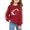 Red, variant on Crewneck Sweatshirt Kids Cute Glitter Crew Neck Hoodless Sweatshirt Long Sleeve Pullover Blue 4-5 Years