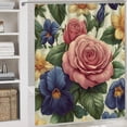 thumbnail image 5 of Shower Curtain sets and Bath Mat Set, Christmas Treats Pattern Printed on Shower Curtain and Liner Set, Great for Master Bath Beach House Modern Home, 72 x 72 inches, 5 of 8