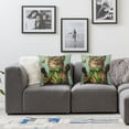 thumbnail image 2 of nygtbtfer Set of 2 Cat Throw Pillowcase Blue Home Sofa Bedroom Living Room Decorations White, 2 of 7
