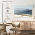 thumbnail image 5 of Elephant Stock Soft Coastlines I Wall Art - Horizontal Canvas Wall Art - Living Room Wall Decor - Abstract Canvas - Blue And White Decor By Lanie Loreth - 12" x 8", 5 of 8