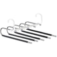 thumbnail image 1 of Aedtie Rack Multi Functional Pants Rack Hanger Pants Hangers Saving Closet Multiple Multifunctional Uses Rack Organizer For Trousers Scarves Slack (1 Pack With 5 Cli, 1 of 9