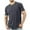 Gray, variant on Wyobmus Men's T-Shirts Casual Basic Crew Neck T-Shirts Short Sleeve Workout Sport Tees With Pocket Blouses Shirts Olive Green