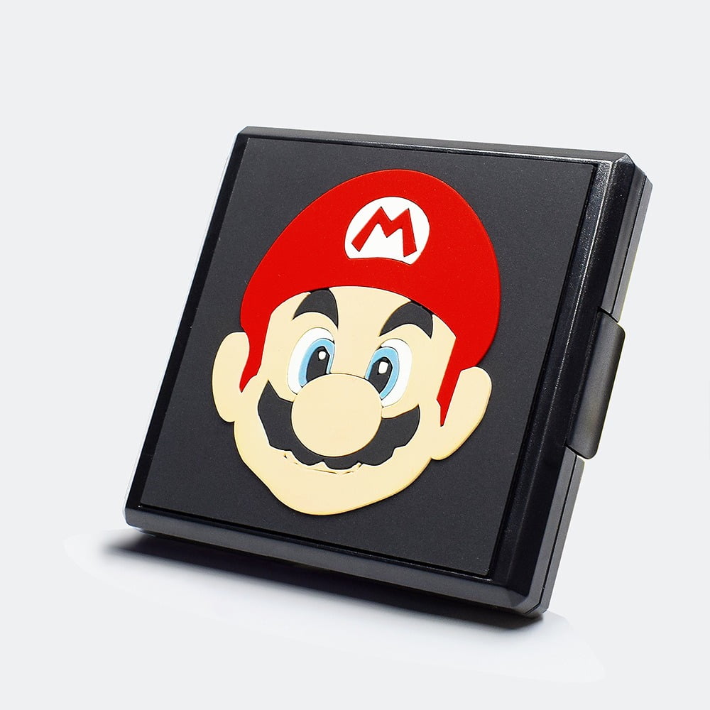 mario cube switch game holder
