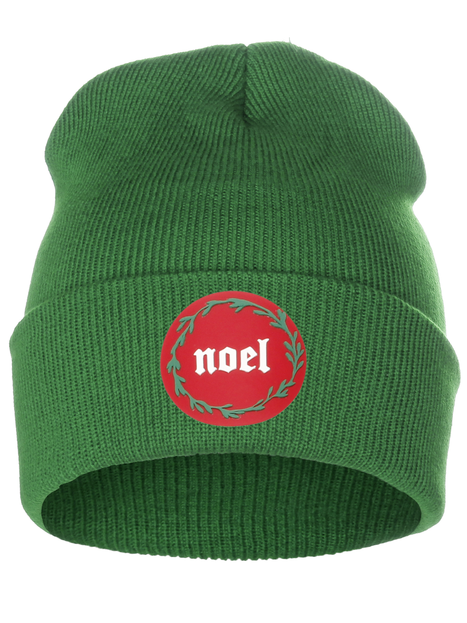 I&W Holiday Christmas Beanie Love Hope Joy Noel Winter Knit Cuffed Christmas Beanie