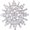 White, variant on Women's Austrian Crystal Elegant Flower Leaf Bridal Corsage Brooch Pin