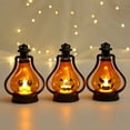 thumbnail image 5 of Halloween Pumpkin Lamp Lantern Halloween Pumpkin Lights Battery Operated Led Night Lighy for Ghost Party Home Outdoor Yard Decor, 1PC, 5 of 8