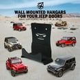thumbnail image 6 of Xprite Wall Mount Storage Hanger for 1956-2020 Jeep Wrangler CJ YJ TJ LJ JK JL JT, 6 of 7