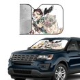 thumbnail image 4 of Windshield Sun Shade Foldable Car Front Window Sunshade For Car Suv Trucks Vans - Best Heat Shield Blocker Visor Cover Blocks Uv Rays And Keeps Your Vehicle Cool-Small, 4 of 5