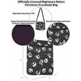 thumbnail image 3 of Nightmare Before Christmas Passport Bag Travel Women's Disney Crossbody Purse, 3 of 7