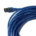 thumbnail image 4 of sweethay Cable de extensión USB 2,0 a de 1,5/3/5/10 metros Cable de extensión USB de carga súper rápida de sincronización de datos Teléfono y Comunicación azul 10m, 4 of 5