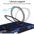 thumbnail image 5 of for Samsung Galaxy A35 5G Case, Armour Silicone TPU Bumper Cover Samsung Galaxy A35 with Rotable Ring Stand, Military Shockproof Protective Cell Phone Case for Samsung Galaxy A35 5G Blue, 5 of 7