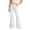 White-pVZsF, variant on RFQWOVSR Girls Flare Pants Solid Color Casual Loose Fit Fall Winter Trousers 8-9 Years