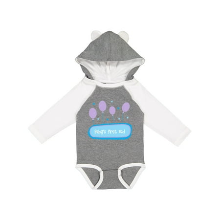 

Inktastic Baby s first Eid Gift Baby Boy or Baby Girl Long Sleeve Bodysuit