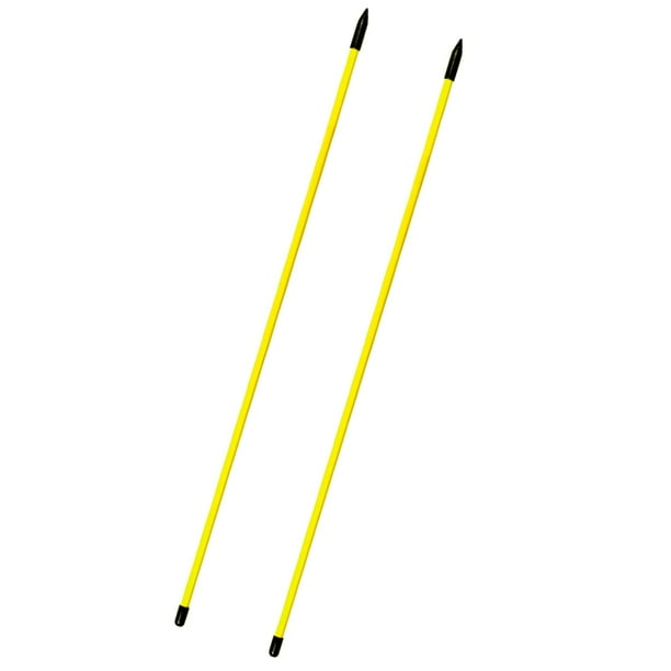 Palos de alineación de golf perfecl con tubo de almacenamiento color Amarillo