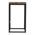 thumbnail image 3 of Furniture of America Druze Metal Square Barstool in Golden Brown (Set of 2), 3 of 11