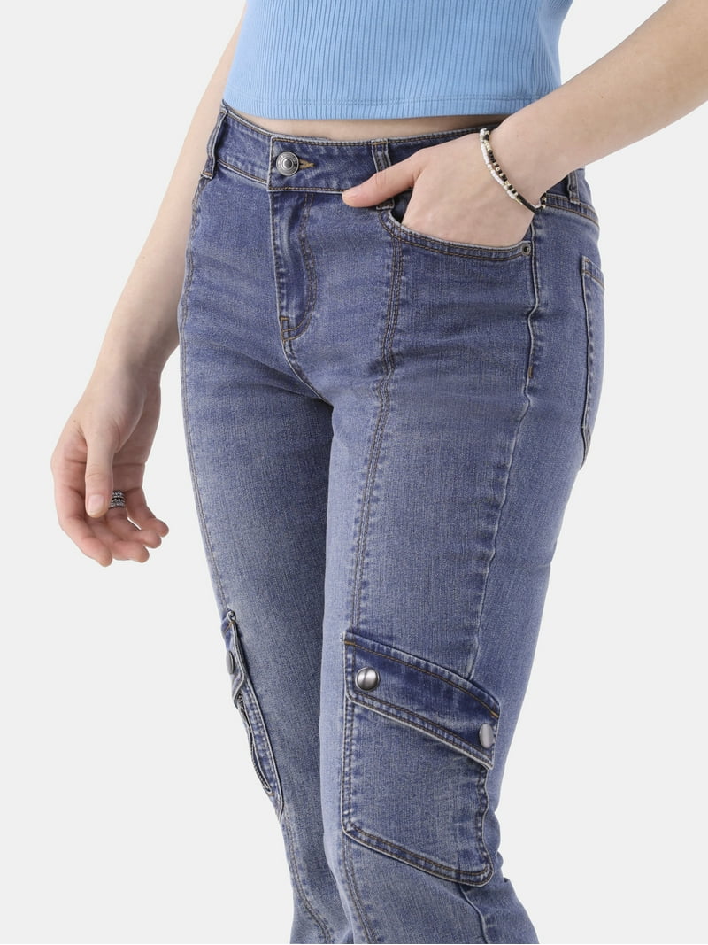 No Boundaries Bootcut Cargo Pants women's Pants - Walmart.com