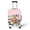 Frog Strawberry, variant on HELLHERO Frog and Lotus Leaf Pattern Bottom Zipper Luggage Cover for Family, All Size Wear Resistant Durable Baggage Protector