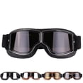 thumbnail image 4 of Lunettes de Moto Harley Style Rétro, Lunettes de Conduite Tout-Terrain Coupe-Vent pour Extérieur, 4 of 5