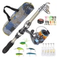 thumbnail image 2 of Fishing Pole Kit, Fishing Rod Wheel Set Excellent Gift  for Professional, 2 of 8