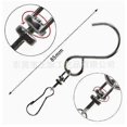 thumbnail image 1 of 10pcs Rotating Wind Chime Hook Outdoor Wind Spinner Hanger S-Shaped Stainless Steel Swivel Bearing Hook For Hanging Plants, 1 of 3