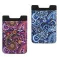 thumbnail image 3 of MasteelfCA 2pcs Phone Back Card Holders Adhesive Mobile Phone Case Back Card Wallets, 3 of 9