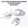 thumbnail image 5 of 3/8inch Crows Foot Wrench Set 10Pcs Crowfoot Wrench Set with Clipon Organizers 1022mm Tool for Mechanics Access Fasten Ratcheting, 5 of 5