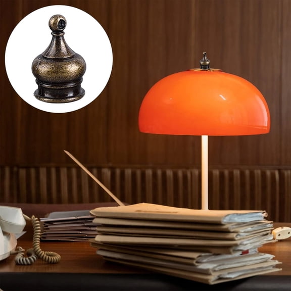 Lamp Finial Knob - Alloy Material, 4 Color Options - for Table Lamps, Floor Lamps, DIY Lighting Projects
