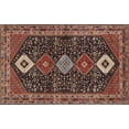 thumbnail image 1 of Ahgly Company Machine Washable Indoor Rectangle Traditional Dark Almond Brown Area Rugs, 2' x 3', 1 of 7