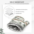 thumbnail image 4 of Honeii Flamingo Palm Trees patten Oven Mitts and Pot Holders Sets, Baker Oven Mitts, Mittens for Kitchen Decor, Baking Lover over Gloves Gifts, 4 of 7