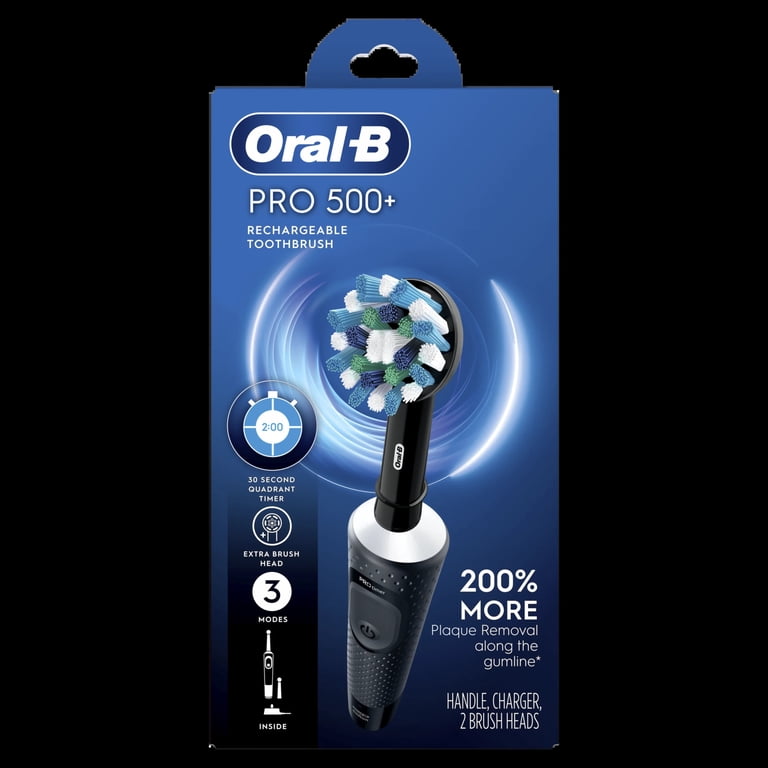 Oral-B Pro 500+ Rechargeable Electric Toothbrush, Black photo 7