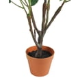 thumbnail image 2 of Northlight 36" Blooming Peony Flower Artificial Potted Plant - Green/Brown, 2 of 4