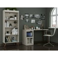 thumbnail image 2 of Manhattan Comfort Hampton 2-PC Wood Extra Storage Home Office Set in Off White, 2 of 3