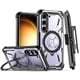 thumbnail image 1 of Funda magnética Magsafe con clip trasero para Samsung Galaxy S23 5g Armor Series (roja), 1 of 5