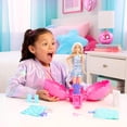 thumbnail image 3 of Barbie Team Barbie Roll and Reveal Pop Star Fashion Doll in Disco Ball with Accessories, Blonde, 3 of 7
