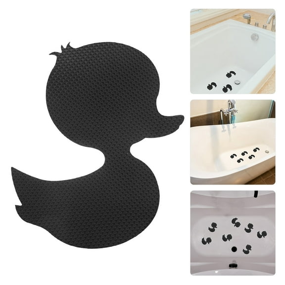 DEEPCRAFF Bathroom Anti Skid Stickers Duck Shape PEVA 12Pcs Waterproof