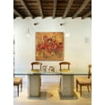 thumbnail image 5 of Marmont Hill "Floral Frenzy Red VI" Painting Print on Canvas, 5 of 7